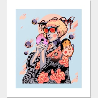 Geisha Donut Posters and Art